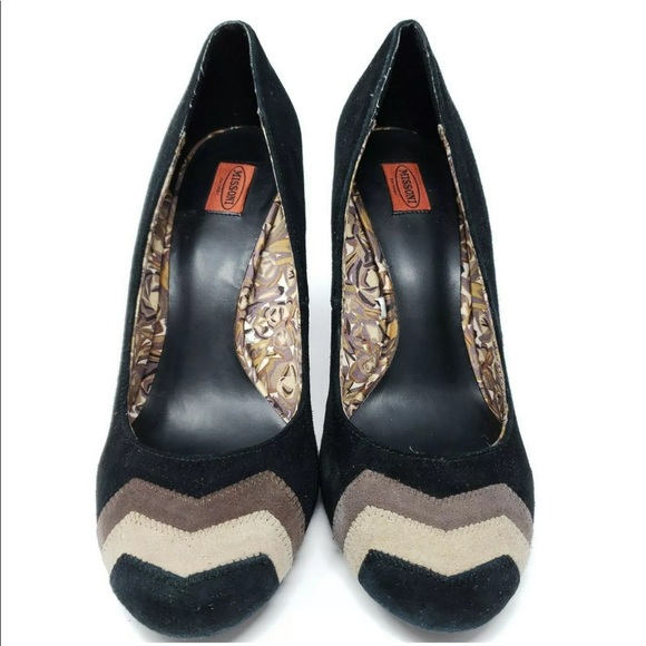 (Sold) Missoni for Target Chevron Stripe Suede - Picture 4 of 8